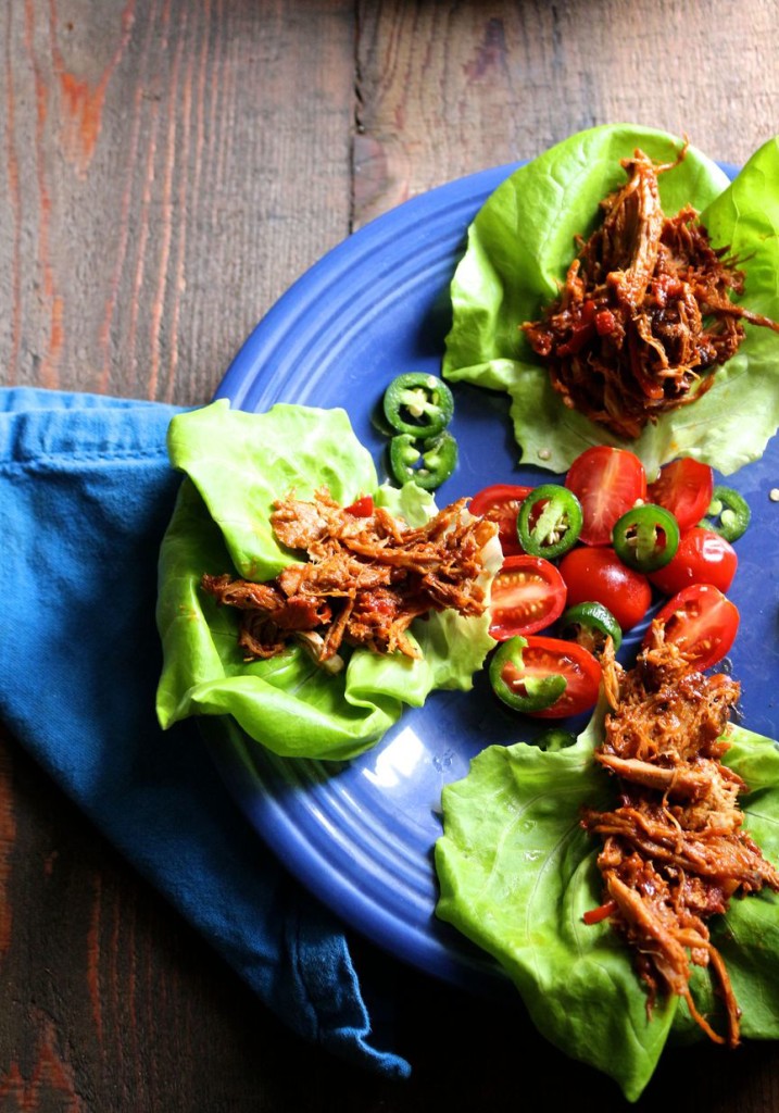 Pulled Pork Lettuce Wraps with Homemade BBQ Sauce - Naked 