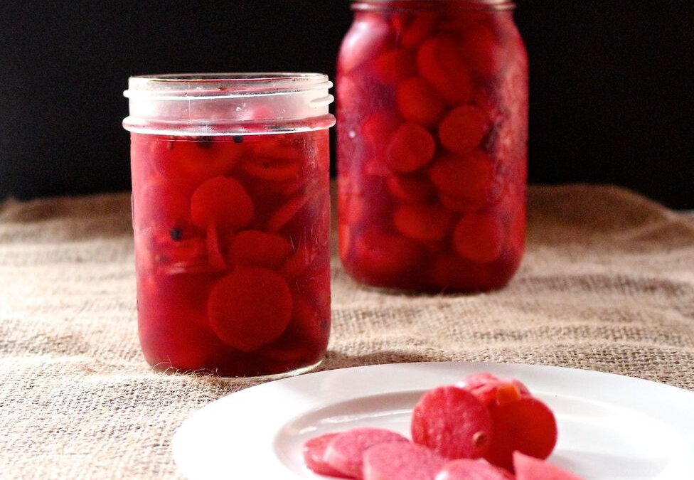 Spicy Pickled Radishes 2 Ways